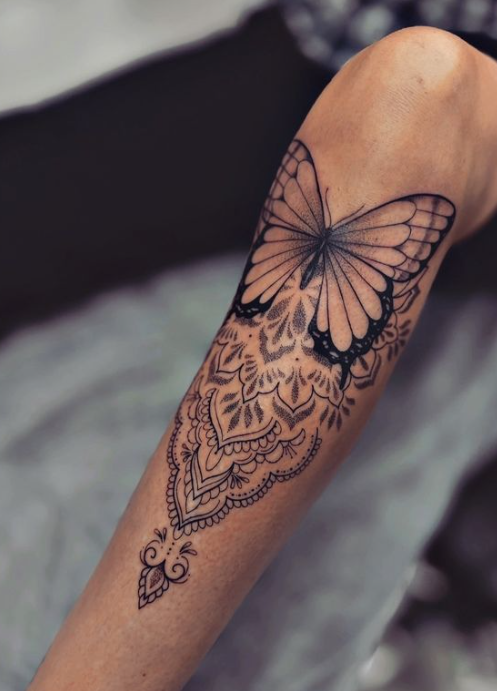 butterfly henna tattoo ideas